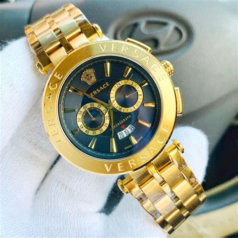 versace men wrist watch